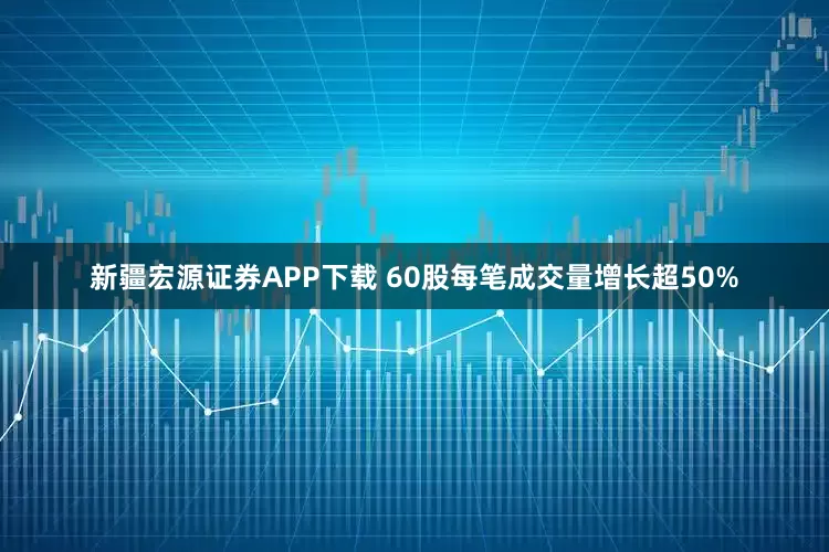 新疆宏源证券APP下载 60股每笔成交量增长超50%